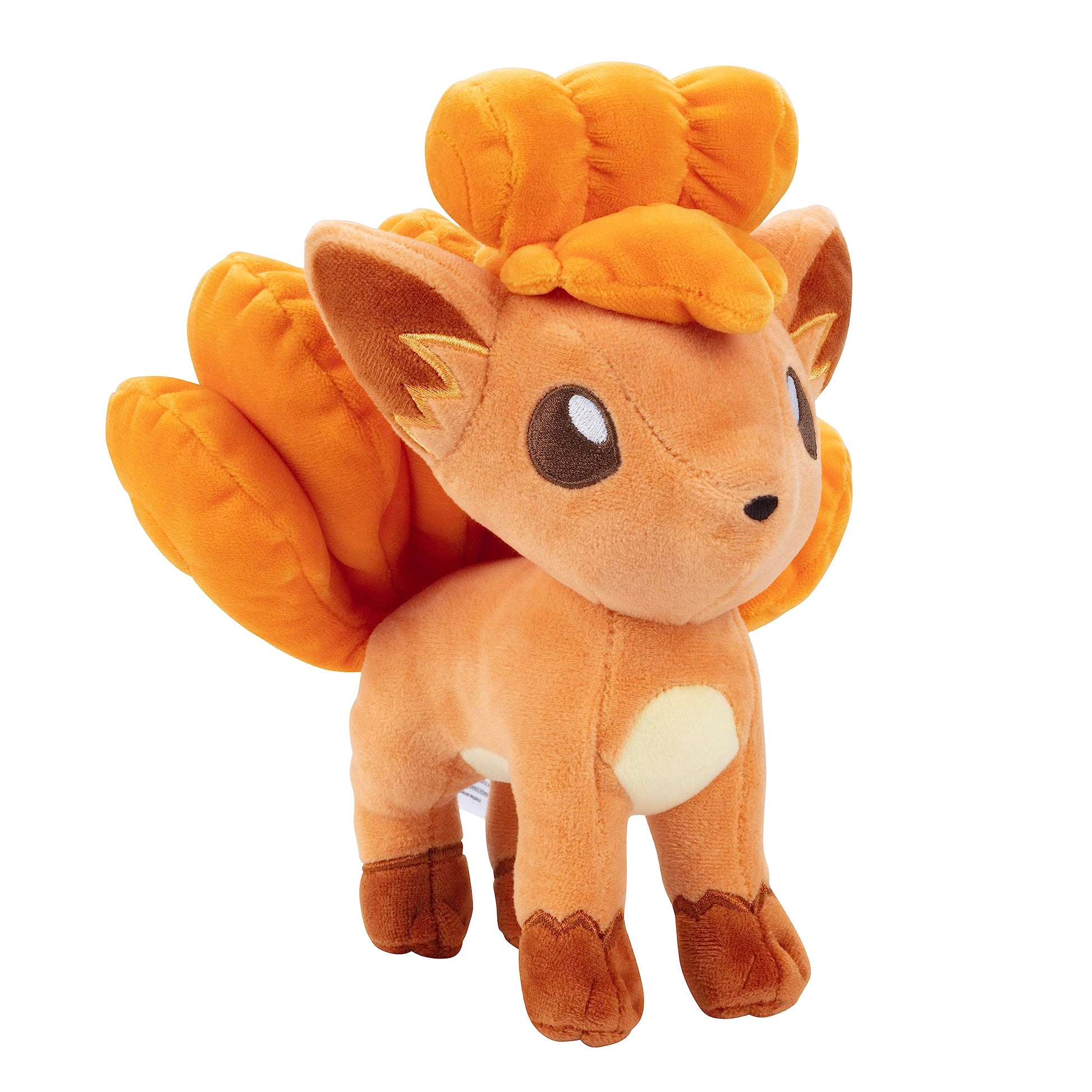 Pokemon Vulpix 8" Plush - Officially Licensed - Generation One Figure - Authentic Soft Stuffed Animal Toy - Gift for Kids, Boys, Girls - 2+