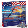 Buffalo Games - Star-Spangled Sunset - 500 Piece Jigsaw Puzzle for Adults