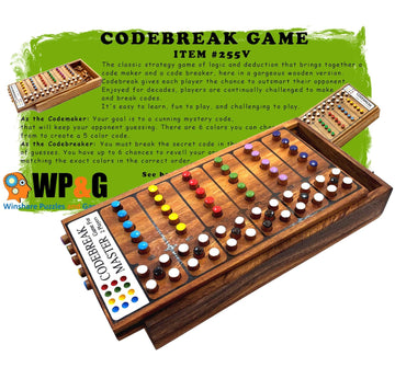 Codebreak Game Top Strategy Wooden Board Games for Age 12+ and Adults