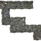 Role 4 Initiative Dry-Erase Dungeon Tiles, Graystone, Booster Pack of Two 10" Tiles and Eight 5" Tiles