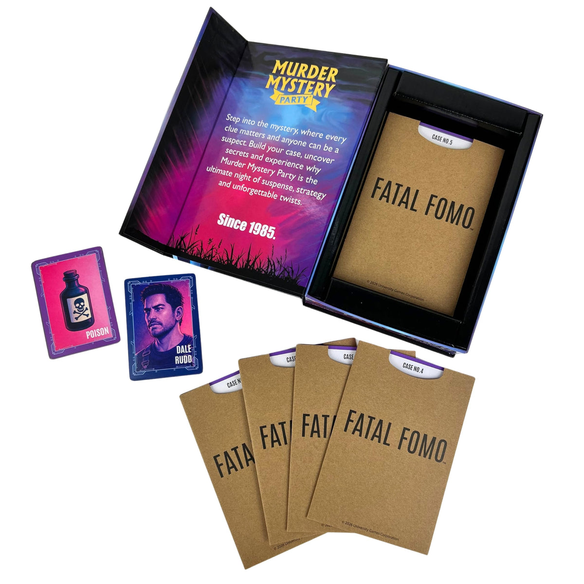 Fatal FOMO Murder Mystery Party Game for Adults, Ages 14+