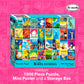 Re-marks Travel Posters Collage Puzzle, 1000-Piece Jigsaw Puzzle for All Ages