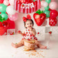 Strawberry High Chair Banner 1st Birthday