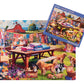 Country Quilts 1000 Piece Jigsaw Puzzle for Adults & Families - Fully Interlocking Pieces - Quilting Artwork in Stunning Color - by Vermont Christmas