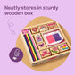 Melissa & Doug Friendship Wooden Stamp Set with 9 Stamps and 2-Color Inkpad - Kids Crafts and Art Supplies for Kids, Arts & Crafts for Ages 4+ - FSC