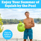 BigMouth Inc Squishmallows Charles the Pickle Beach Bobber Inflatable Pool Float, Character Water Toy for Kids Teens Adults, Lightweight Easy Inflate