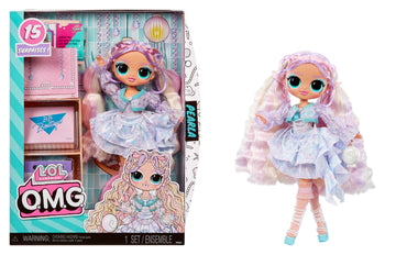 LOL Surprise OMG Pearla Fashion Doll with 15 Surprises Including Mermaid Themed Fashions and Accessories - for Kids Ages 4+