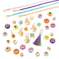 Make It Real: Unicorn Academy: Enchanting Unicorn Charms Bracelet Kit - 39pc DIY Jewelry Craft, Make 4 Charm & Bead Bracelets, Netflix Series, Kids 8+