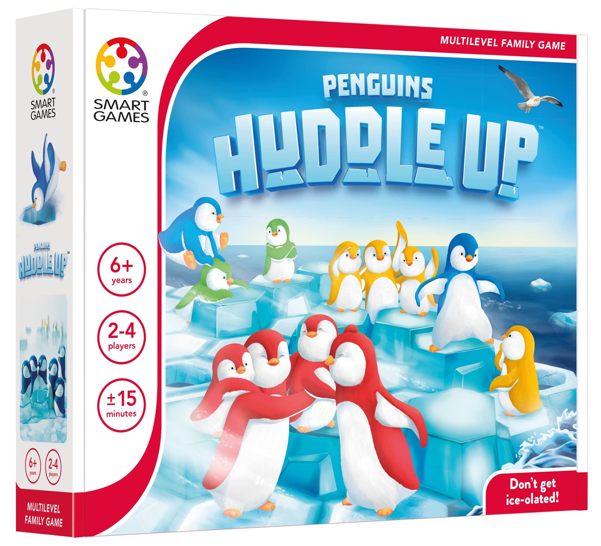 SmartGames Penguins Huddle Up Strategy Game Family Logic Challenge Adventure Ages 6+