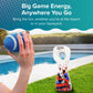 Aqua Inflatable Football Toss, Inflatable Throwing Target Toy, Backyard and Lawn Game, Touchdown Pass Game