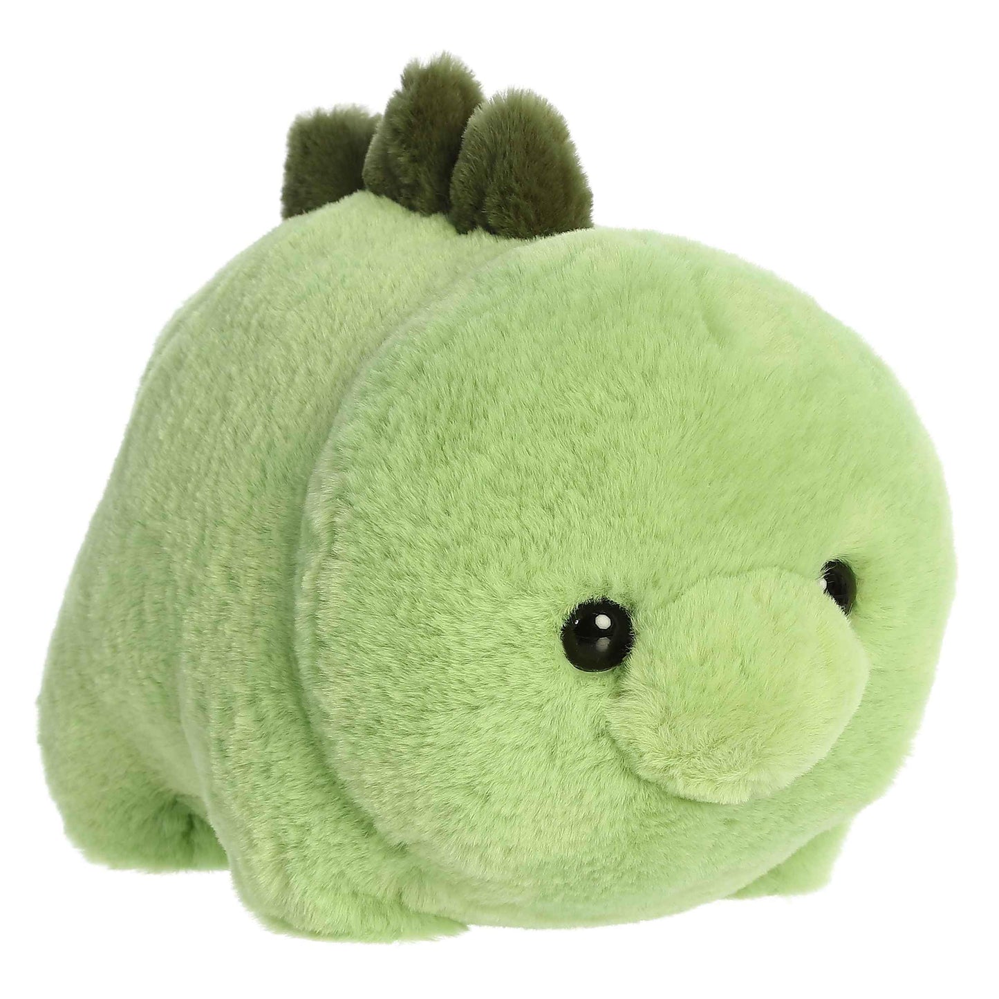 Aurora® Adorable Spudsters™ Stevie Stegosaurus™ Stuffed Animal - Round Shape Makes for Comforting Cuddles - Perfect for Kids All Ages and Animal