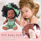 TUSALMO 10 INCH Black Baby Doll Toy with Accessories - African American Baby Dolls in Gift Box - Ideal Holiday, Christmas, Birthday Gift for 3 Year