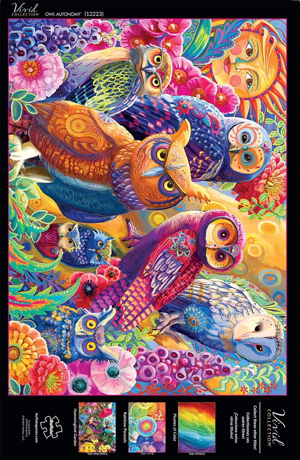 Buffalo Games - Laura Audi - Owl Autonomy - 1000 Piece Jigsaw Puzzle for Adults -Challenging Puzzle Perfect for Game Nights - Finished Size is 26.75 x