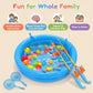 Magnetic Fishing Game Pool Toys for Kids, Water Table Bathtub Toy Fishing with Inflatable Pool, Water Bath Pool Outdoor Toys for Kids Outdoor Indoor