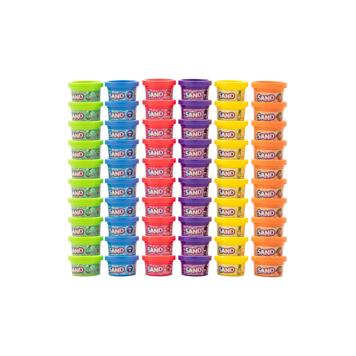 Crayola Silly Scents Play Sand - 60 Mini 1oz Tubs of Moldable Sensory Sand in 6 Bright Colors | Easter Day Party Favors, Classroom Prizes, Sensory