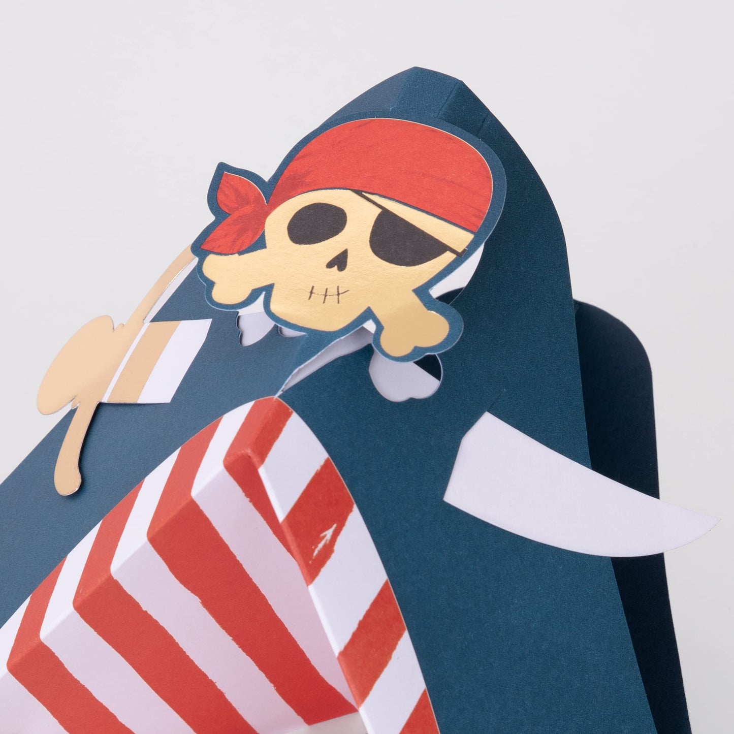 Meri Meri Blue Pirate Party Hats (Pack of 8)