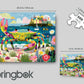 Springbok Seaside Colorful Crab 500 Piece Jigsaw Puzzle for Adults