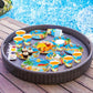 Beach Party Decorations Set Includes Plates, Napkins, Cups and Tablecloth for Beach Themed Party Decorations, Serve 24