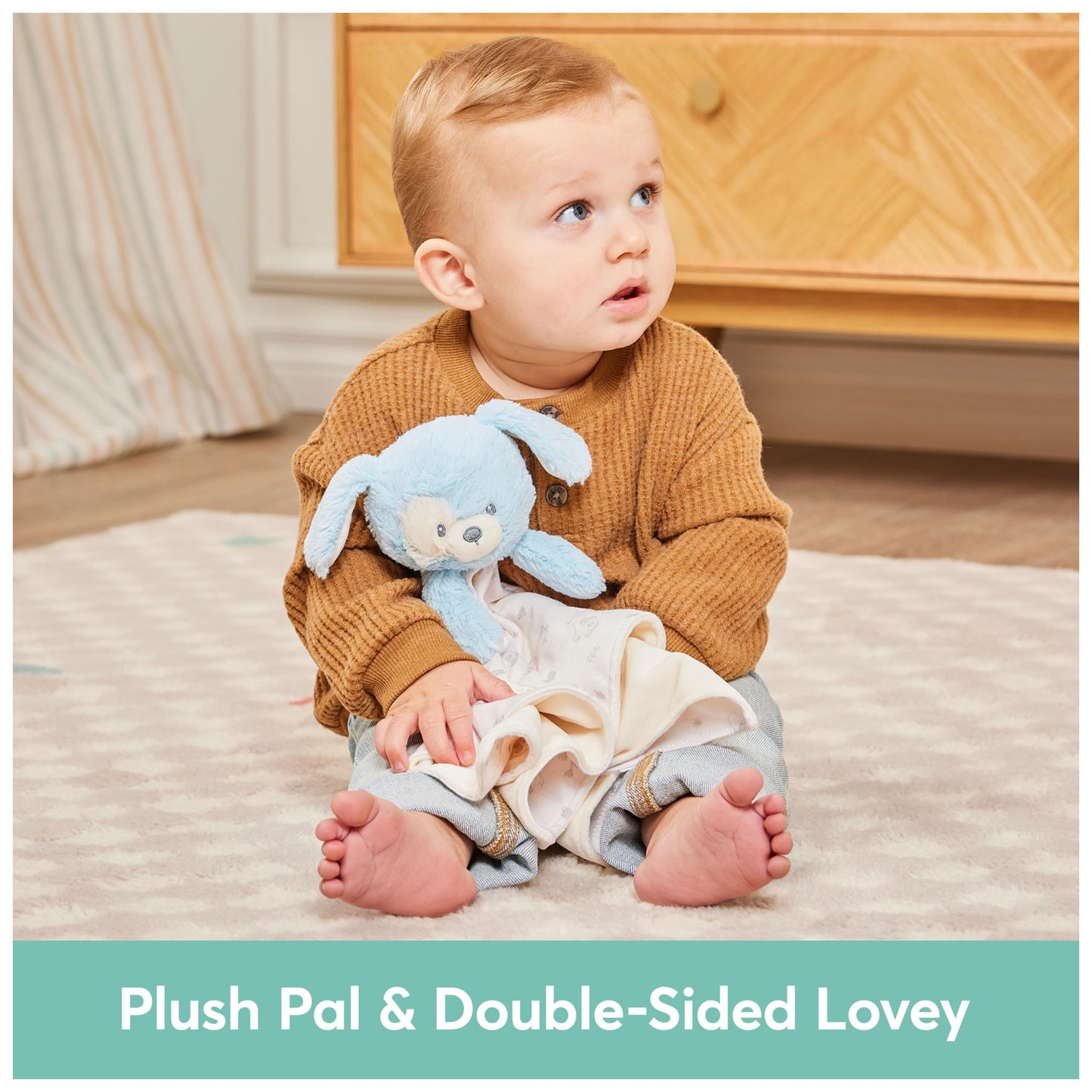 GUND Baby Sustainably Soft Puppy 13-Inch Plush Lovey, Ages 0+