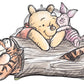 Classic Pooh Birthday Party Supplies 7pc Balloons Decorations with Airloonz