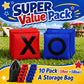 Bean Bags for Tossing Tic Tac Toe and Cornhole Toss Games
