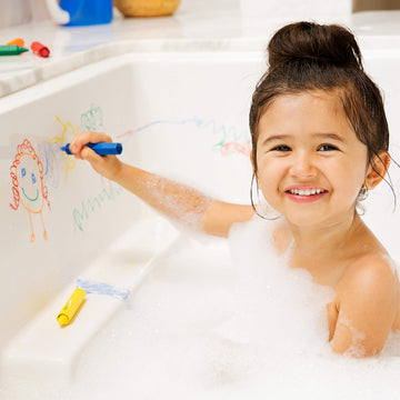 Munchkin Draw Bath Crayons Toddler Bath Toys, Non-Toxic and Washable, Fun Gift for Kids 36 Months and Up, 10 Count