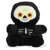 Aurora® Spooky Palm Pals™ Santiago Sugar Skull™ Stuffed Animal - Pocket-Sized Play - Collectable Fun - Black 5 Inches