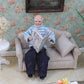 iland Dollhouse People for 1 12 Scale Accessories Miniature 6 inch Figures for Mini House Little People Figures Mini Dollhouse Family Set Porcelain