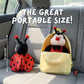 Big Size Ladybug Stuffed Animal Plush Ladybird Beetle Soft Insect Cuddly Lady Bug Toy with Red Wings and Black Bow, Bee Friend ,Great Present