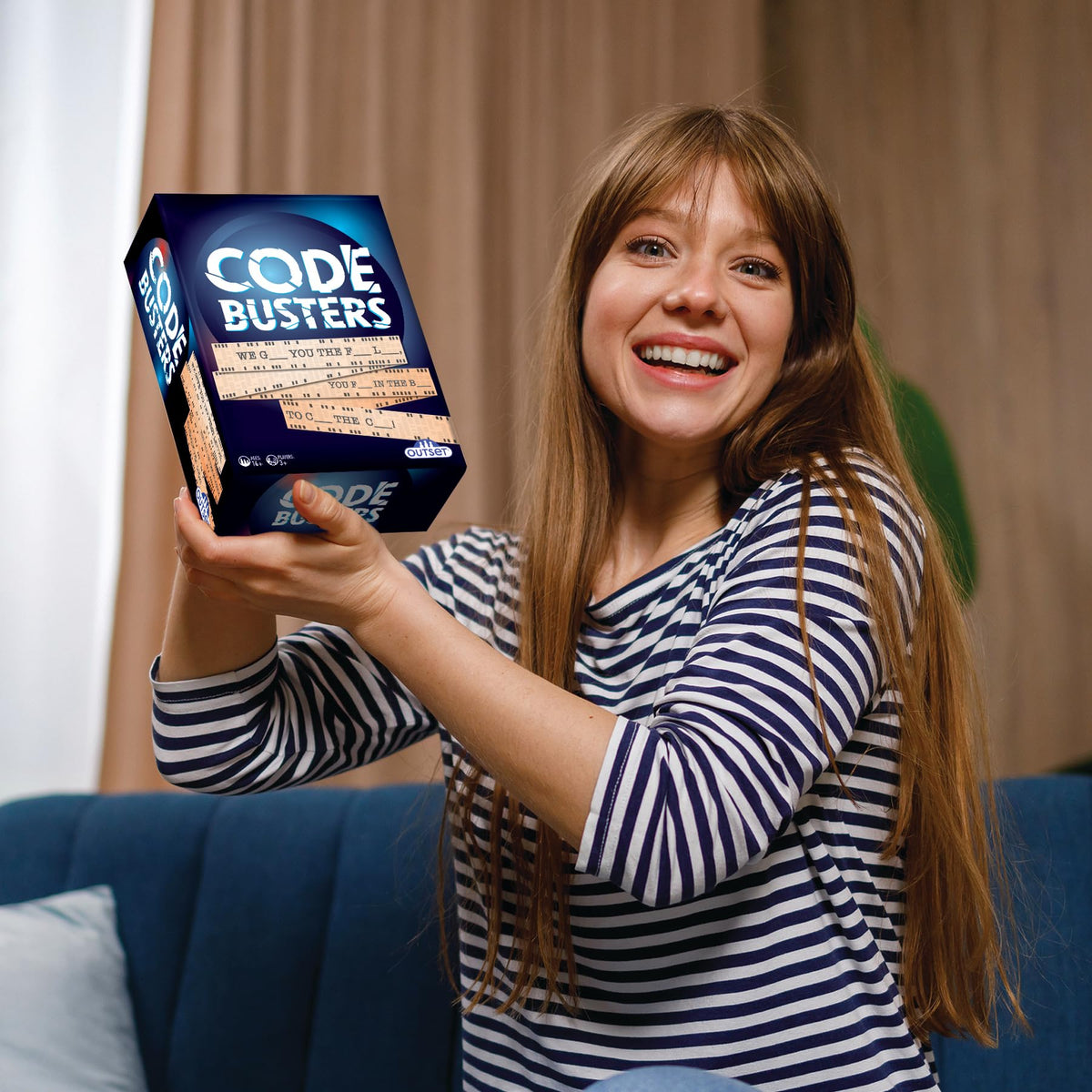 Outset Media Code Busters Card Game - for 3 or More Players Ages 14 and up