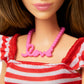 Barbie Pink Passport Paris Doll Set With Clothes & Picnic Accessories, Includes Brunette Doll