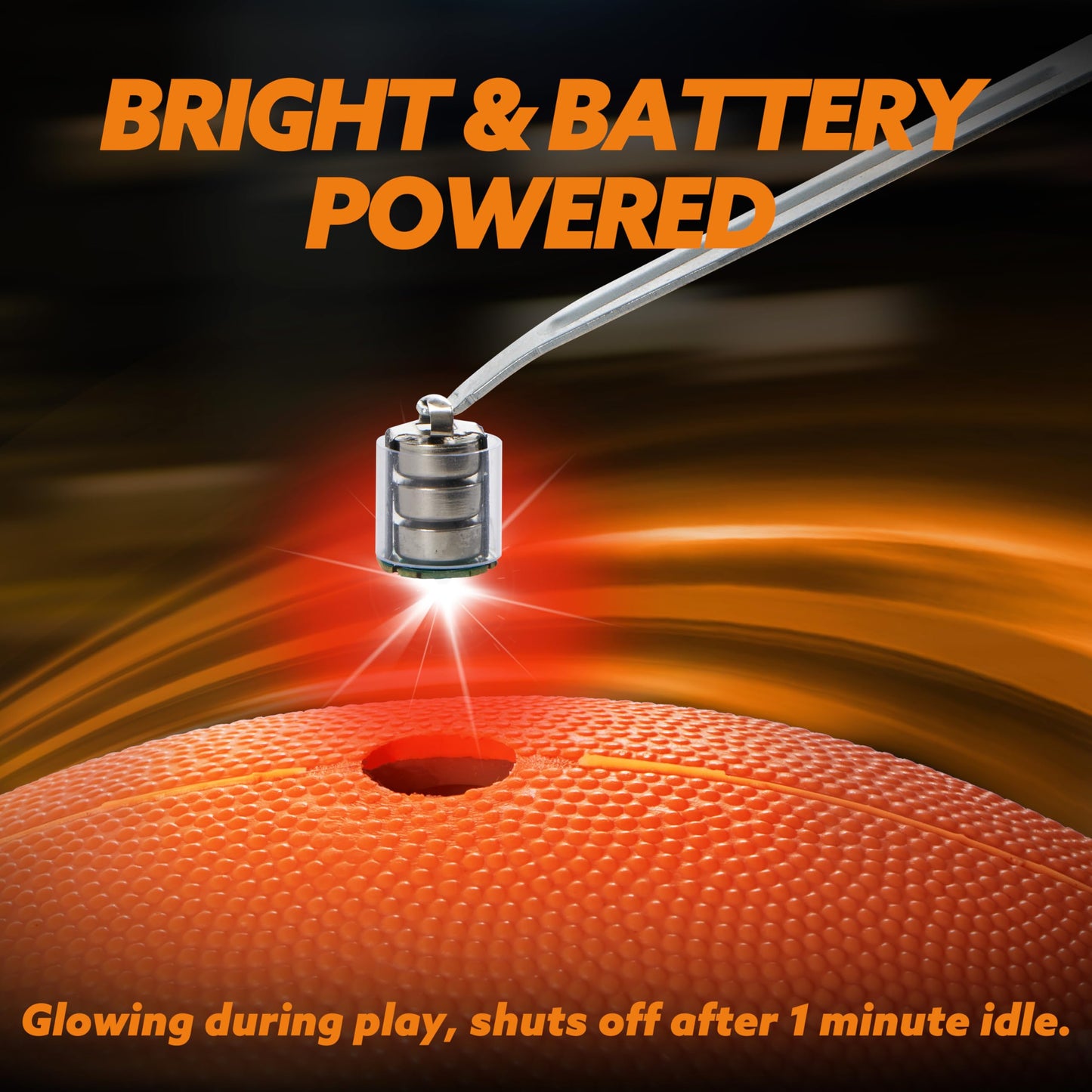 SYNCFUN Glow in the Dark Football for Boys, Light Up Football for Night Outdoor Sports Games, Red Glowing Ball, Ball Accessories Gifts for Teen Boy