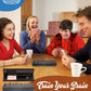 WE Games Wooden Cribbage Board Game Set with Storage, Black Stained Continuous 3 Track Card Game for 2-3 Players
