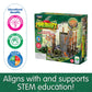 The Learning Journey International Techno Trax Mineshaft, Action Packed Roller Coaster Building Kit, STEM Gift for Boys and Girls Age 8+, 150+ pc Set