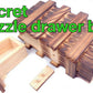 MAGIKON Brain Teaser Cube Puzzle Toy, Wood Secret Drawer Box 6.1in