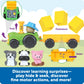 Learning Resources Peeksville Haul & Seek Tractor - Farm Animal Toys, Play Figure Playsets, Barnyard Toys, Toddler Farm Playset, Farmer Toy, Animal