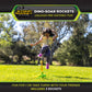 Stomp Rocket Dino-Soar Rocket Launcher for Kids - 3 Dinosaur-Themed Rockets - Fun Backyard & Outdoor Fun Toy Gift for Boys & Girls - STEM Soft Foam