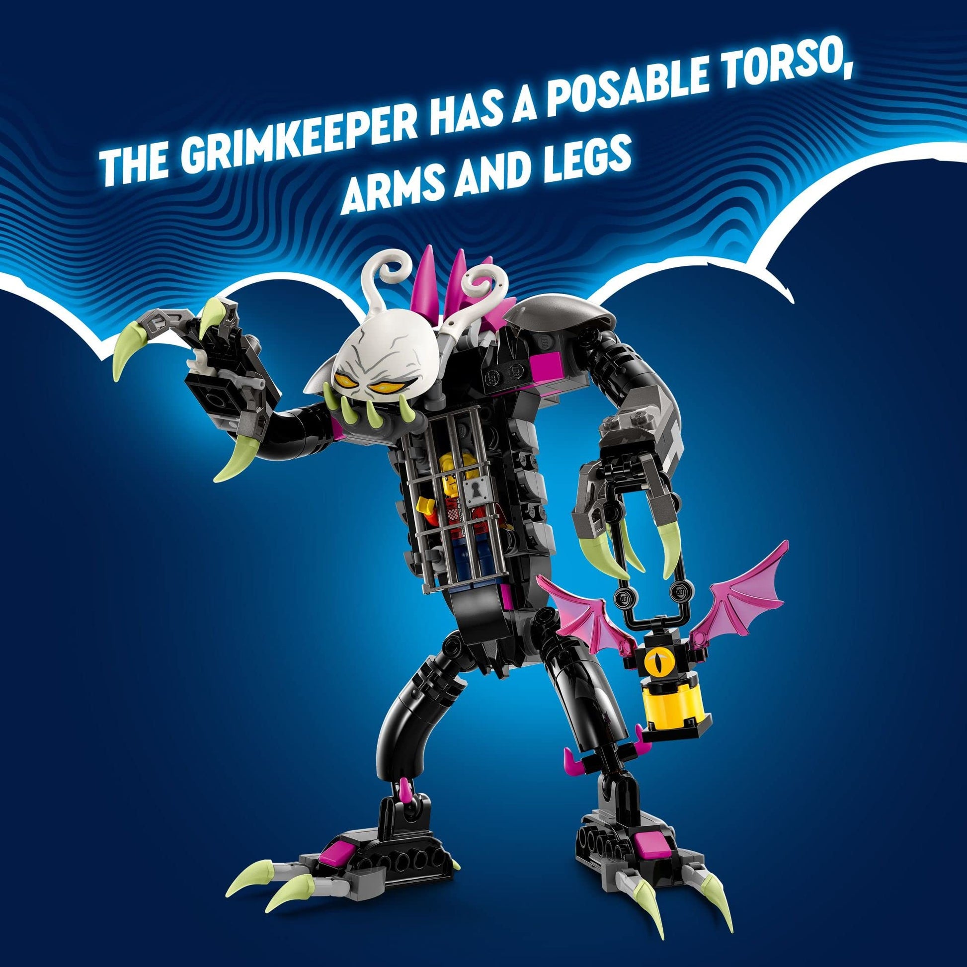 LEGO DREAMZzz Grimkeeper The Cage Monster Building Set - Toys for Boys & Girls, Age 9+ - Kids Toys W/ 2 Building Options & 2 Minifigures - 71455