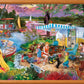 MasterPieces - 300 Piece Jigsaw Puzzle, Large EZ Grip Shapes, Leisure Lake, Fun for Adults, Seniors, Family, Kids, Non-Glare Finish, 18"x24"