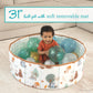 Infantino Big Fun Baby Ball Pit with 18 Balls, Foldable Play Mat