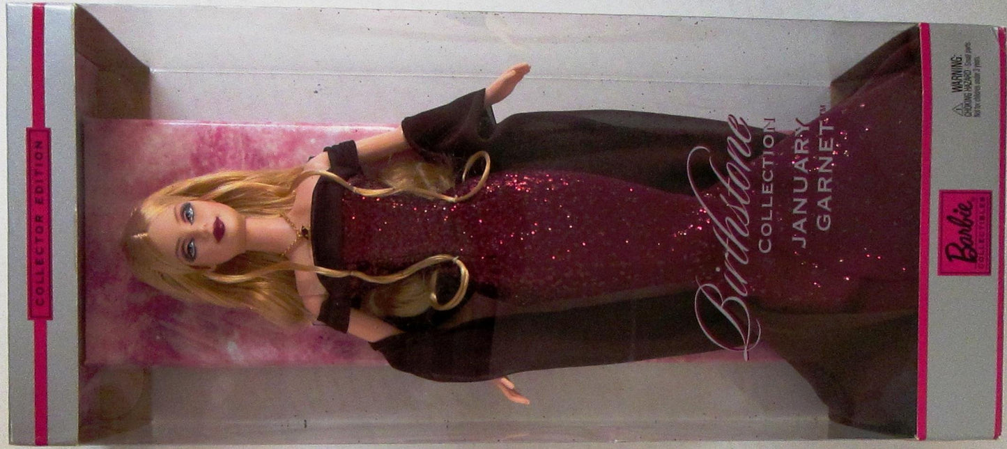 January Garnet Barbie Birthstone Collection 2002