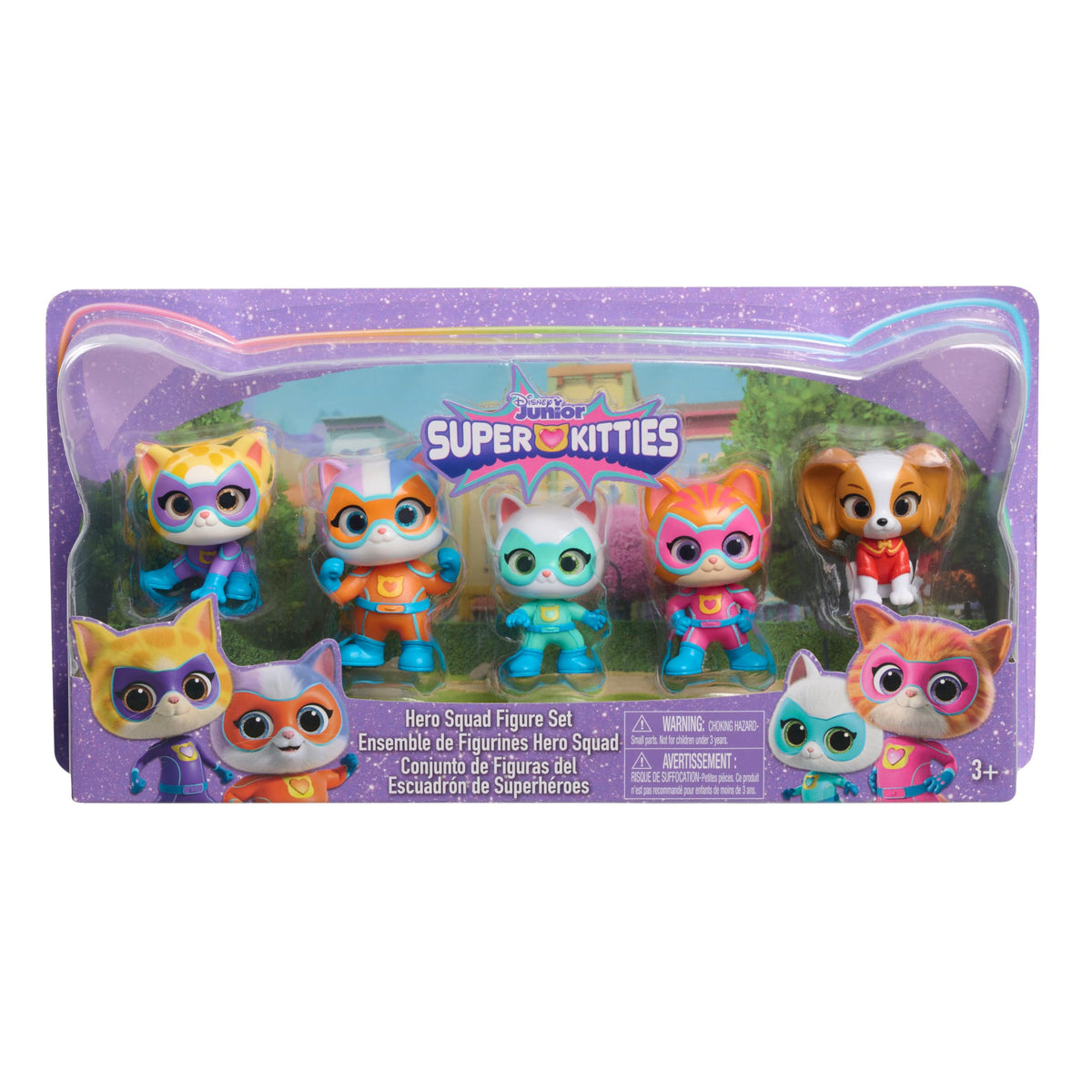 Disney Jr. SuperKitties Hero Squad Figure Set