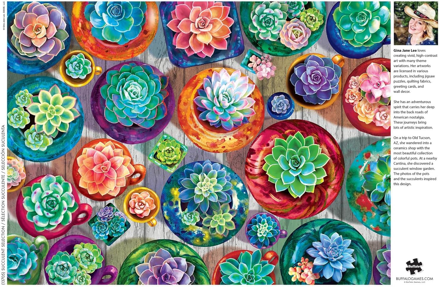 Buffalo Games - Succulent Selection - 1000 Piece Jigsaw Puzzle for Adults