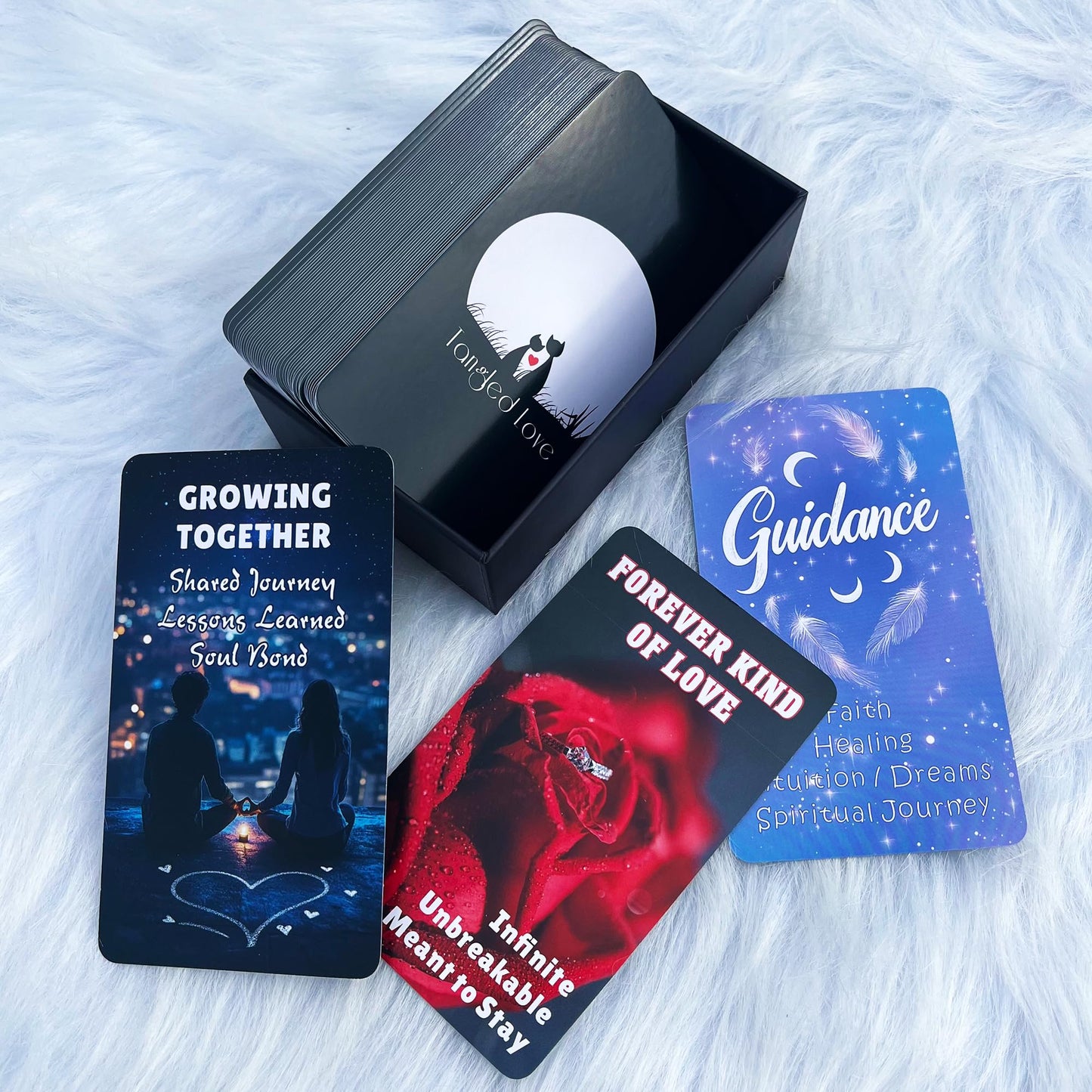 GZXINKE Toxic Love Oracle Cards for Beginners, 78 Drama and Healing Oracle Deck for Relationships, Breakups, Twin Flames, and Shadow Work, Emotional