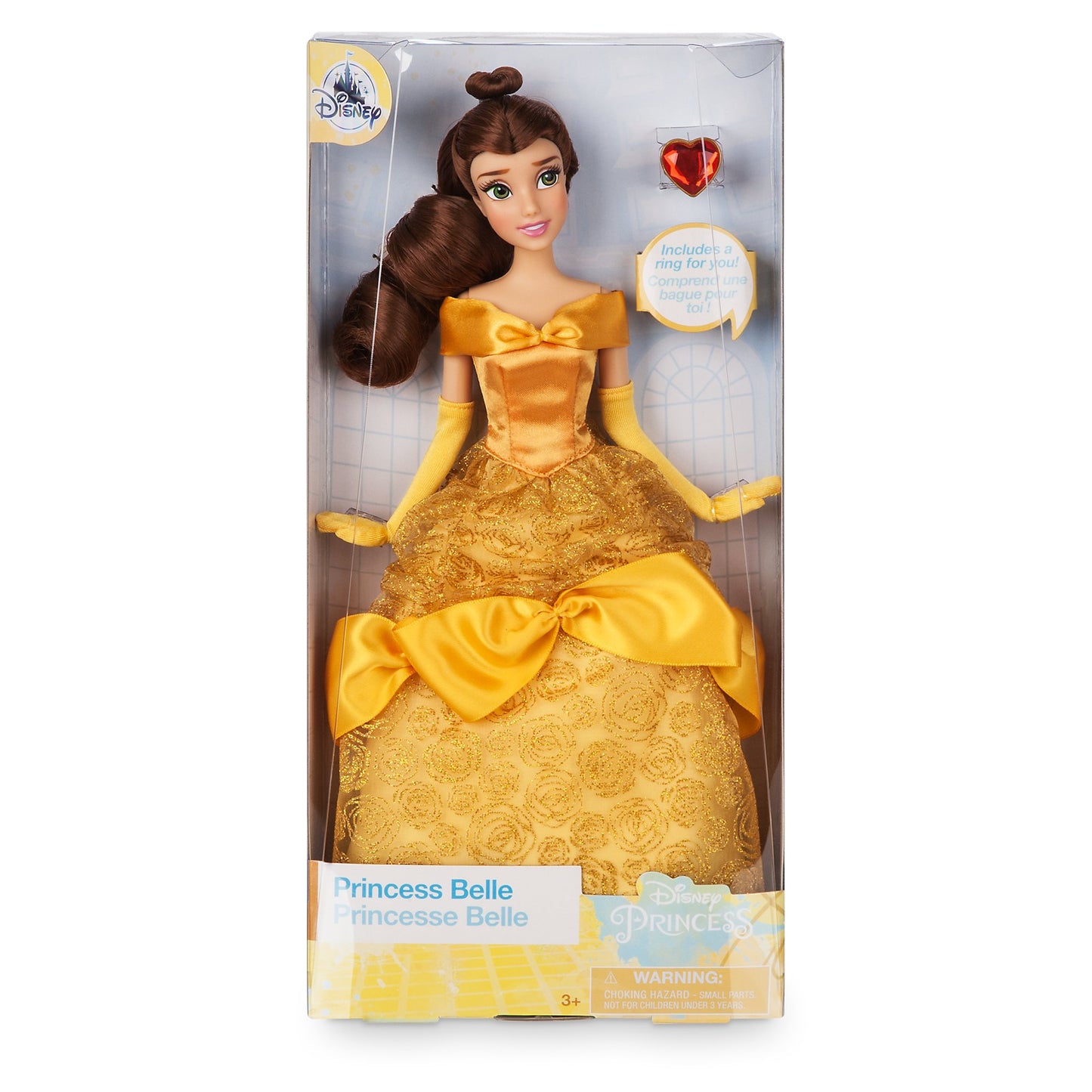Disney Belle Classic Doll with Ring - Beauty and The Beast - 11 ½ Inches