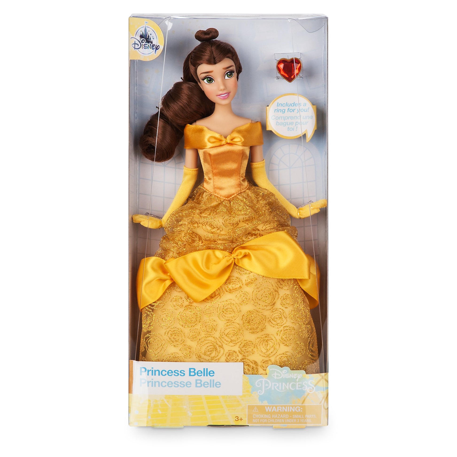 Disney Belle Classic Doll with Ring - Beauty and The Beast - 11 ½ Inches