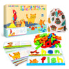 SpringFlower See & Spell Matching Letter Toy,Learning Educational Toy For 3 4 5 6 Years Old Boys And Girls,Preschool Learning Activities,Shape & Color