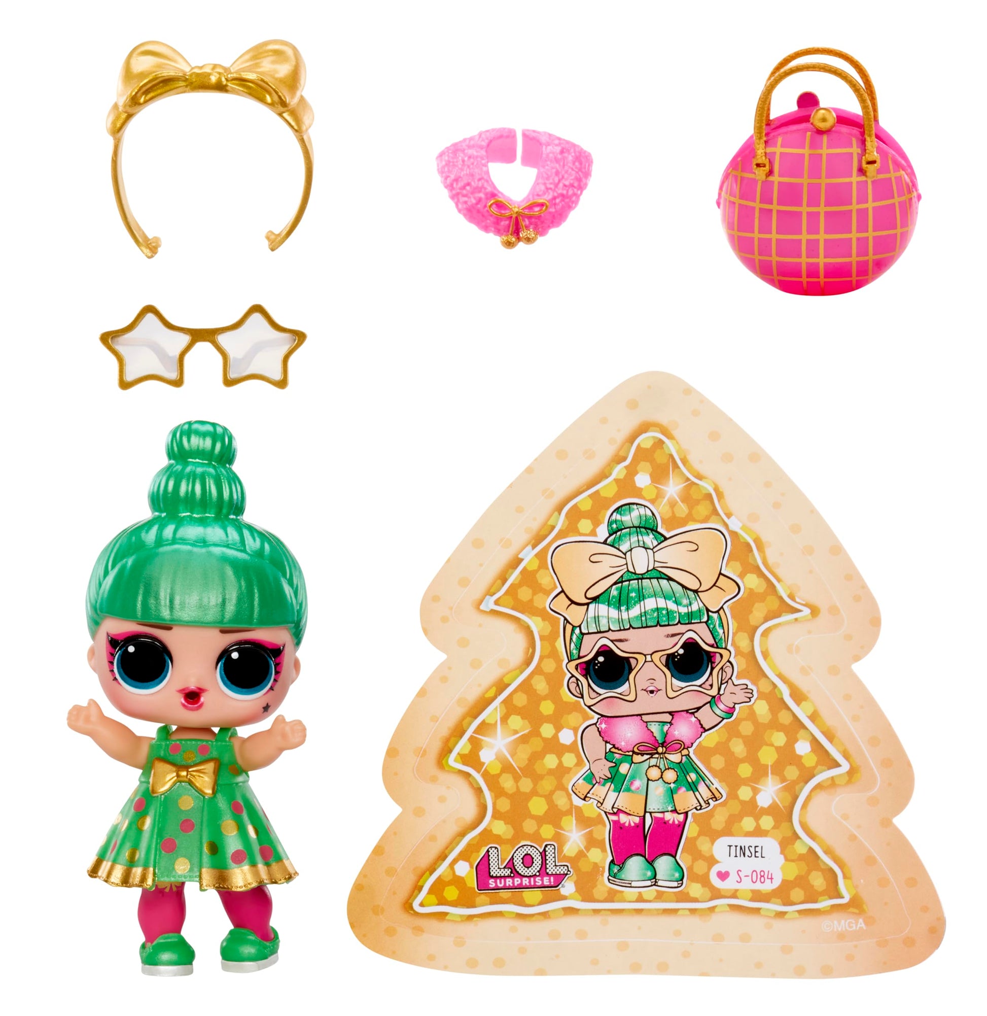 L.O.L. Surprise Holiday Surprise!- Tinsel- with Collectible Doll, 8 Surprises, Holiday Theme, Collectible Dolls, Limited Edition- for Girls Age 3+