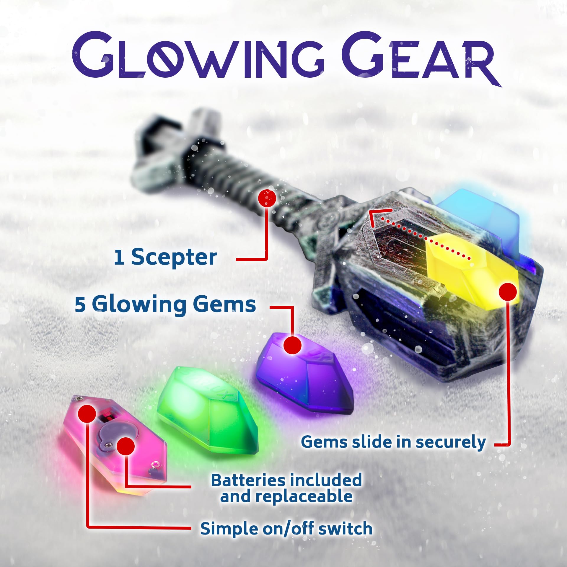 Freeze Tag with a Twist: Vikings of the Northern Lights | 3-10 Players, Ages 5+ | Glow in the Dark | Gem Treasure Hunt | RV & Family Camping Games |