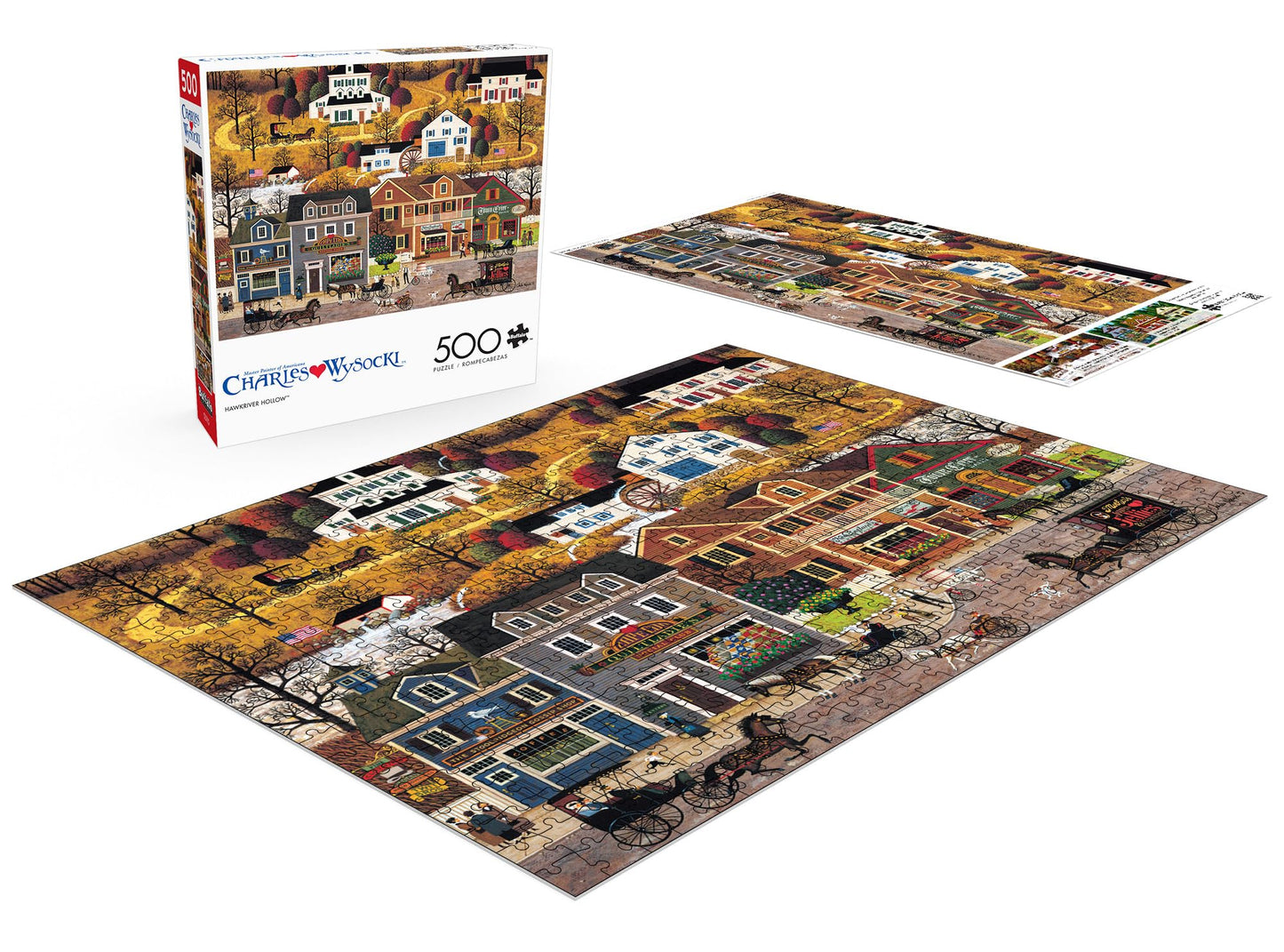 Buffalo Games - Charles Wysocki Hawk River - 500 Piece Puzzle for Adults